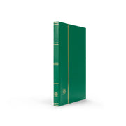 Frimärksalbum BASIC i grönt med 32 svarta sidor