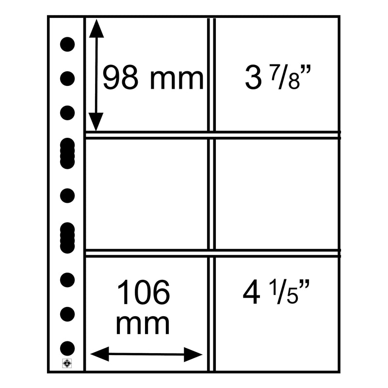 Lisää postimerkkejä ja postikortteja varten (5 kpl) GRANDE